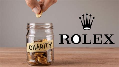 do rolex profits go to charity|Rolex charity donations.